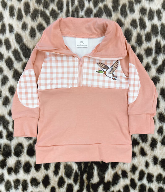 Pink Duck Pullover